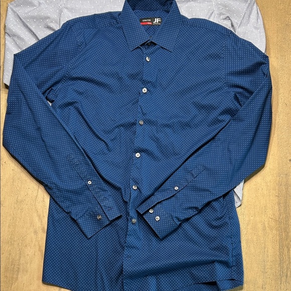 Men's Blue and Gray Patterned Shirts lot of 3, perfect condition - Picture 4 of 10